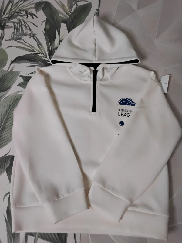 Sweat à Capuche  blanc garçon