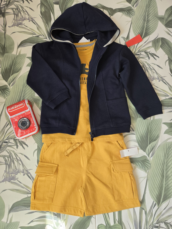 veste à capuche garçon 4 ans