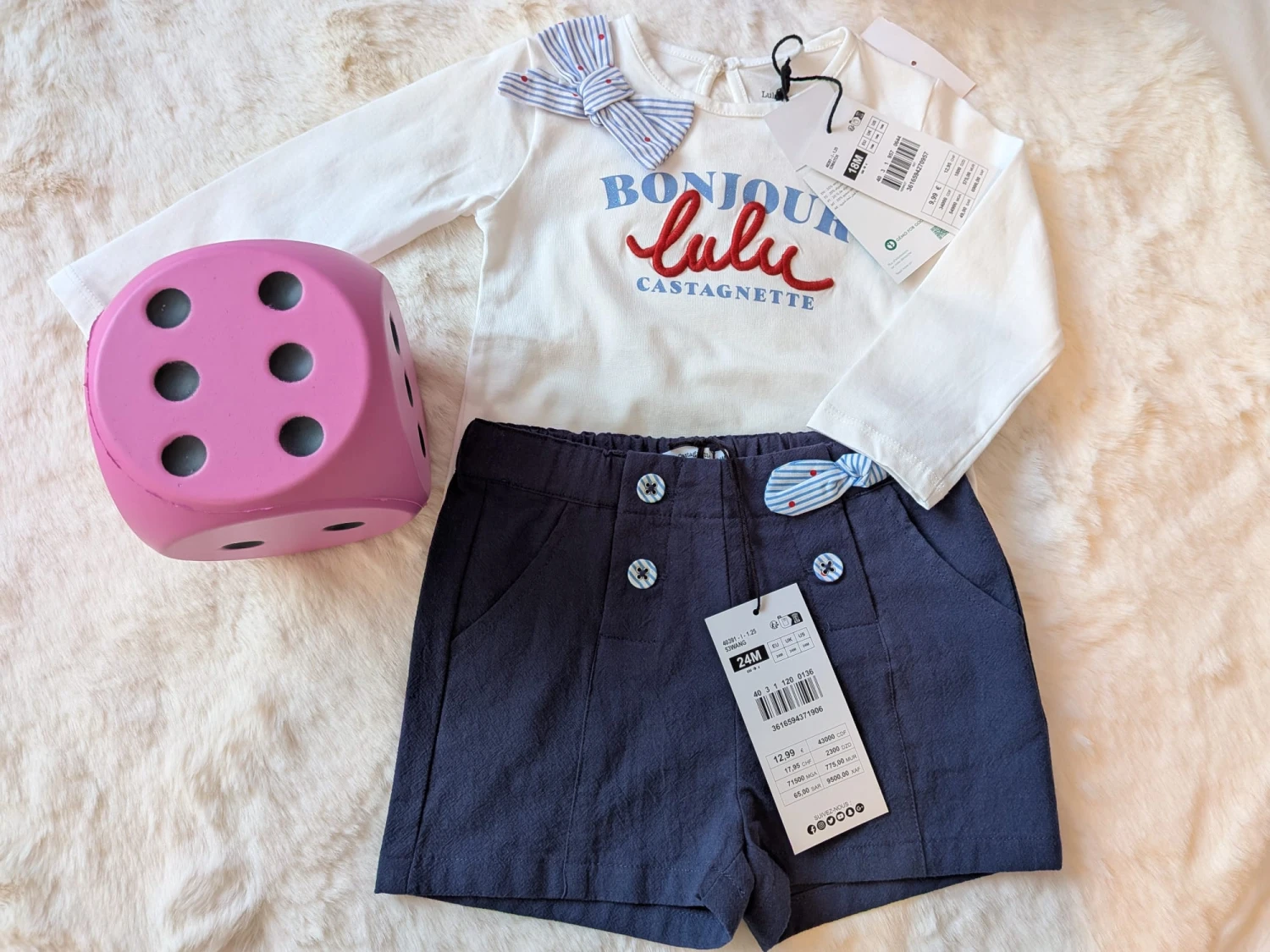 Ensemble filles 24 mois