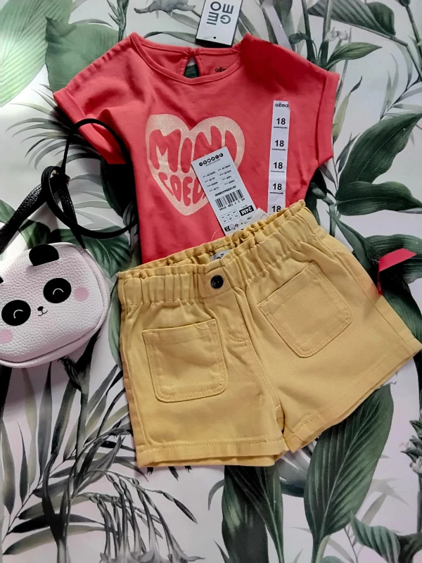 Ensemble 2 pièces filles  18 à 24 mois